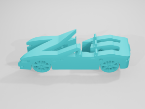 BWM Z3 Roadster - Keychain 3D Print Model