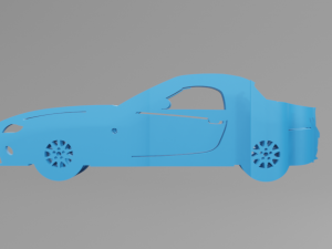 BWM Z4 - Keychain 3D Print Model