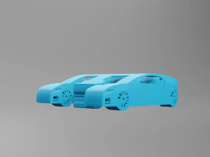 Bugatti Chiron 2016 - Keychain 3D Print Model