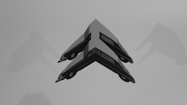 Citroen DS19 1957 - Keychain 3D प्रिंट मॉडल .c4d .max .obj .3ds .fbx .stl .blend