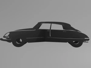 Citroen DS19 1957 - Keychain 3D Print Model