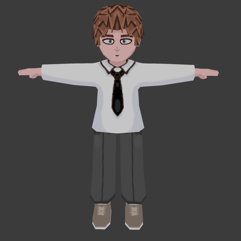 MALE CHARACTER 3D Model .c4d .max .obj .3ds .fbx .stl .blend 