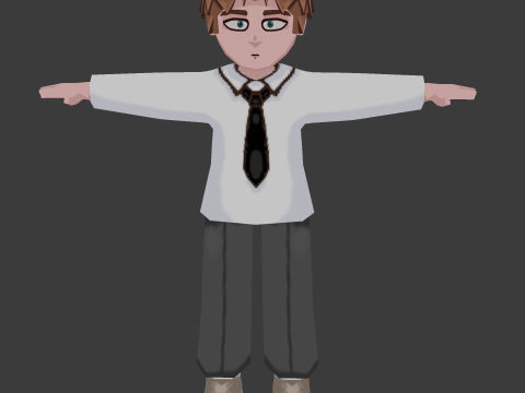 MALE CHARACTER 3D Model