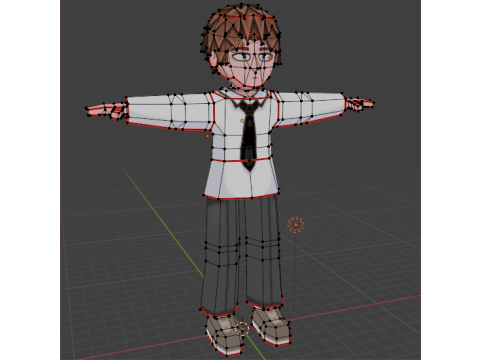 MALE CHARACTER 3D Model