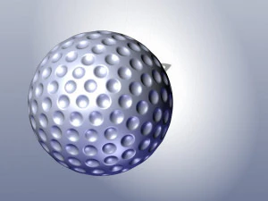 गोल्फ की गेंद 3D मॉडल