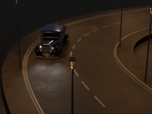 Macchina Falkoner Modello 3D