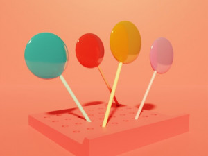 Lollipop 3D Model