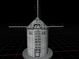 Kincir angin Model 3D