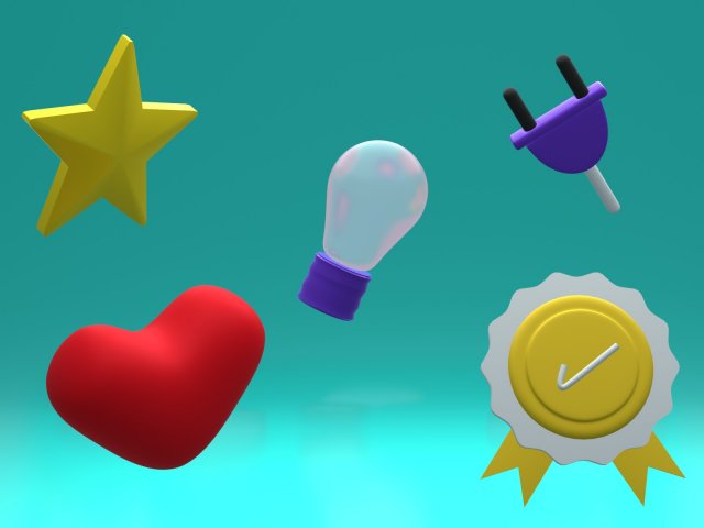 A set of 3d icons2 3Dモデル .c4d .max .obj .3ds .fbx .stl .blend 