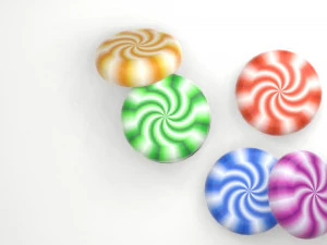 Peppermint candy 3D Model