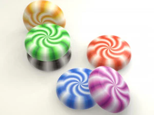 Peppermint candy 3D Model