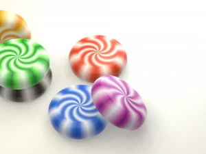 Peppermint candy 3D Model