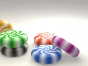 Peppermint candy 3D Model