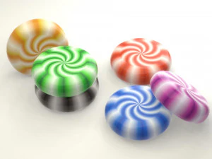 Peppermint candy 3D Model