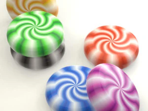 Peppermint candy 3D Model