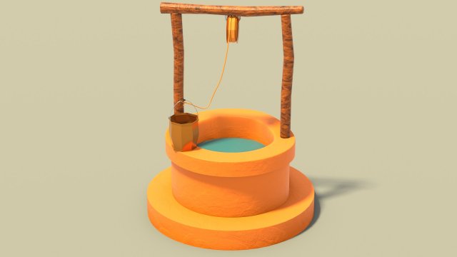 Arabian well desert enviroment 3Dモデル .c4d .max .obj .3ds .fbx .stl .blend 