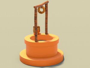 Arabian well desert enviroment 3Dモデル