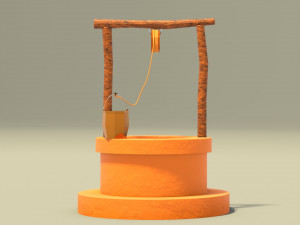 Arabian well desert enviroment 3Dモデル