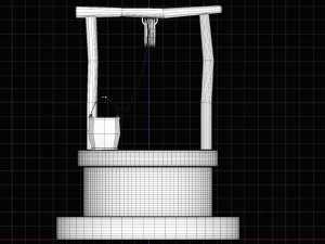 Arabian well desert enviroment 3D Model