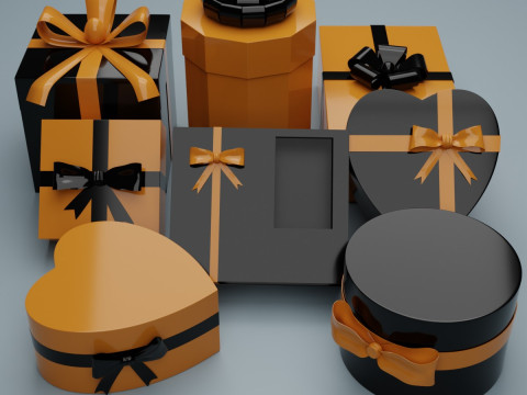 Gift Box 3Dモデル