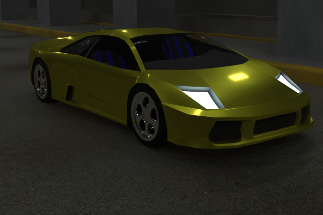 Lambo murcilago 3D Модель .c4d .max .obj .3ds .fbx .stl .blend 