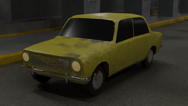 Vaz 2101 3D 모델 .c4d .max .obj .3ds .fbx .stl .blend