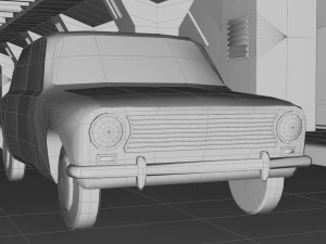Vaz 2101 3D Model