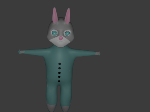 Rabbit 3Dモデル