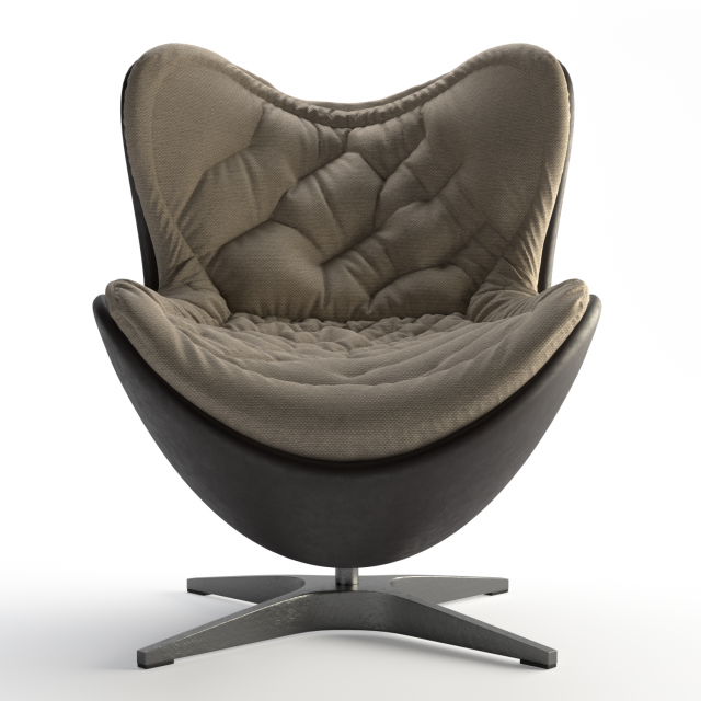 Chair Egg 3D मॉडल .c4d .max .obj .3ds .fbx .stl .blend 