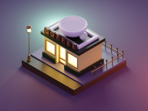 Coffee Shop 3Dモデル