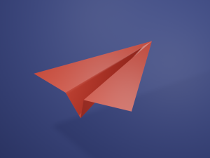 Paper plane 3D मॉडल
