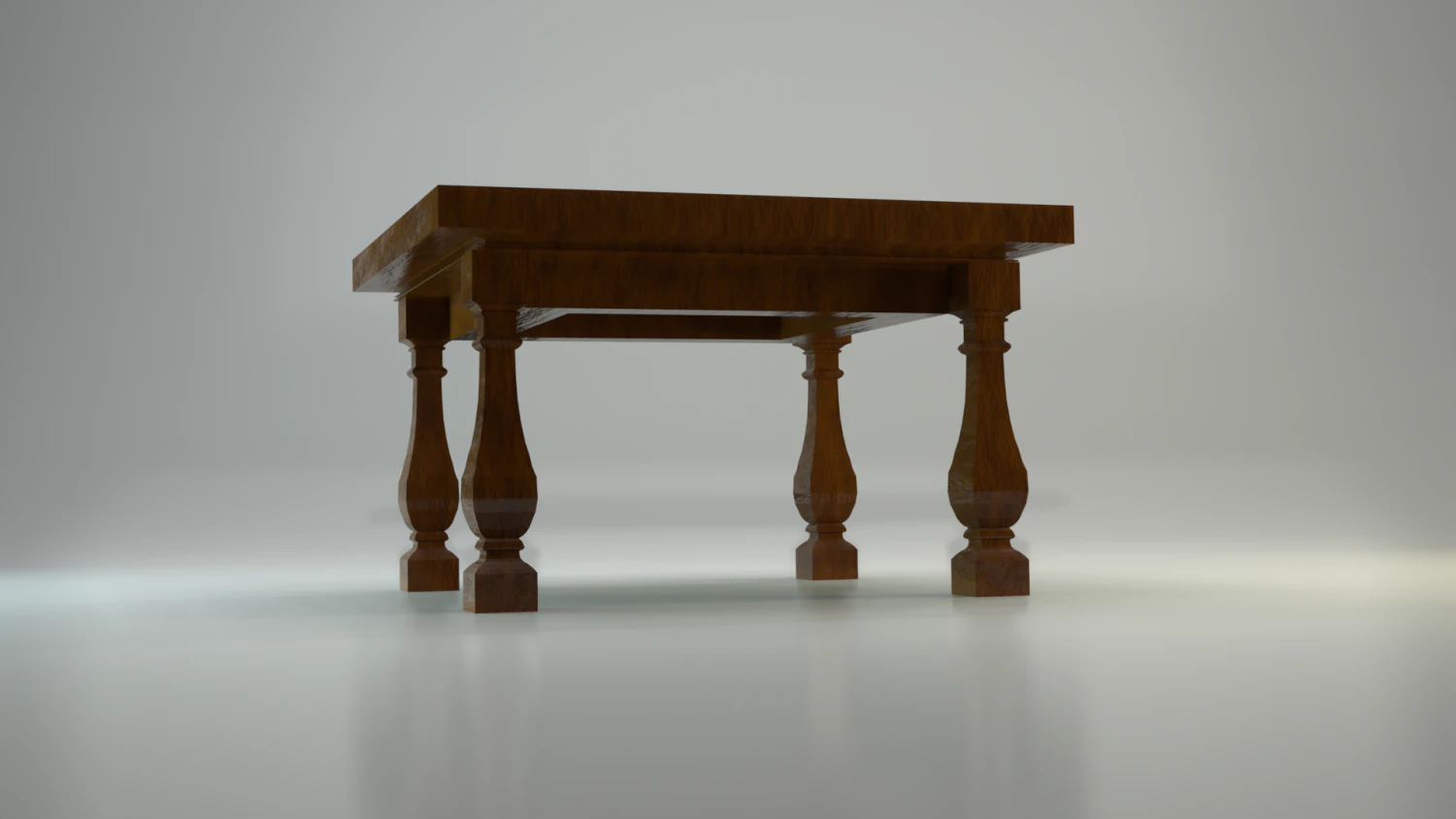 Table 3D Model .c4d .max .obj .3ds .fbx .stl .blend 