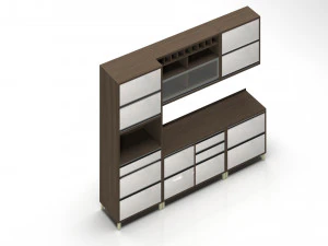 キッチンキャビネット 3Dモデル