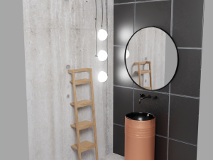 Bathroom shelf 3D Model