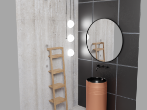 Bathroom lamp 3D Model
