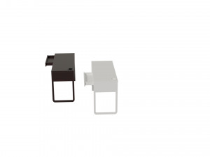 MIKE desk 142x50 cm white 3D मॉडल