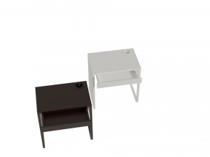 MIKE desk 73x50 cm white 3Dモデル