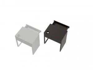 MIKE desk 73x50 cm white 3D Model