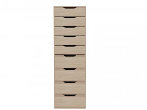 Alex Section with 9 drawers white 36x116 cm 3D Model