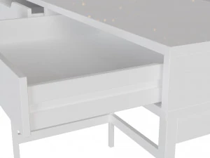 ALEX desk 100x48 cm white 3D Model