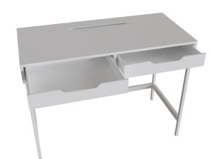 ALEX desk 100x48 cm white 3D-Modell