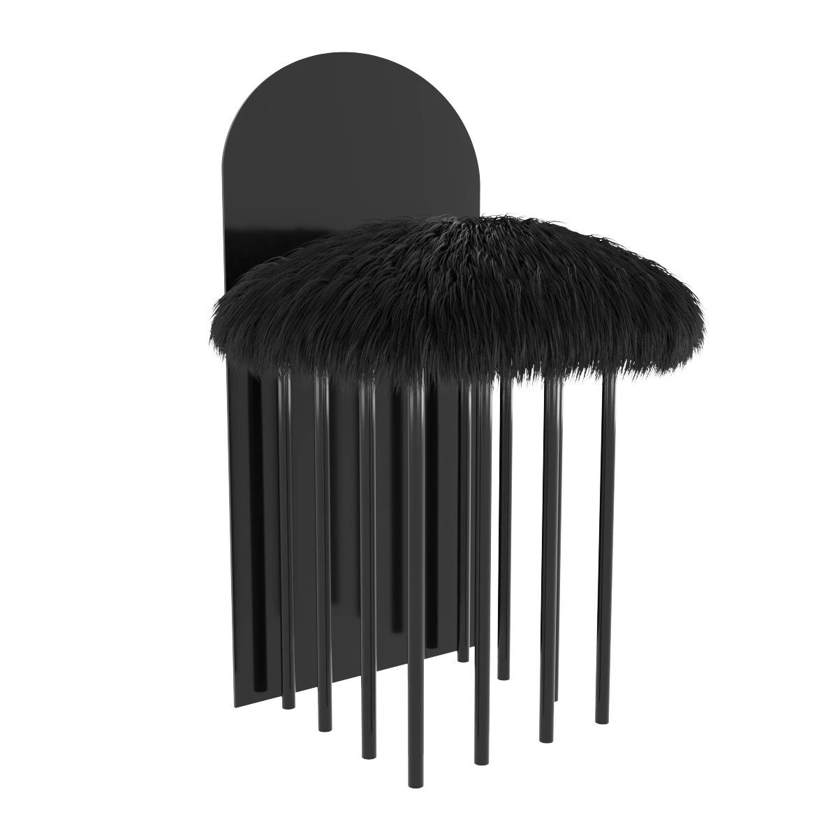 MONGOLIA CHAIR 3D Model .c4d .max .obj .3ds .fbx .stl .blend 