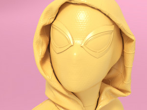 Spider Gwen Pose 1 Modèles 3D en vedette