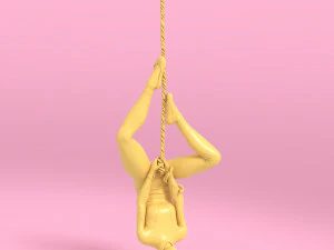 Pose 3 da Aranha Gwen Modelo de Impressão 3D