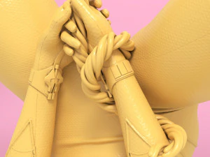 Pose 3 da Aranha Gwen Modelo de Impressão 3D