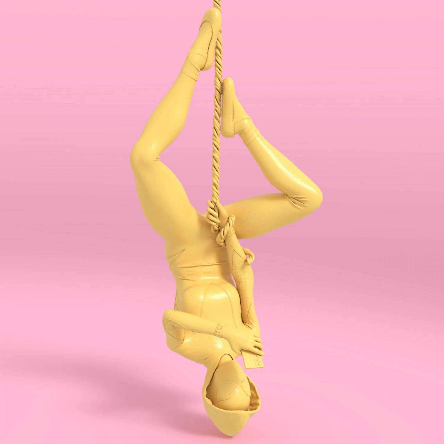 Aranha Gwen Pose 4 Modelo de Impressão 3D .c4d .max .obj .3ds .fbx .stl .blend 