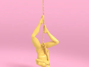 Aranha Gwen Pose 4 Modelo de Impressão 3D