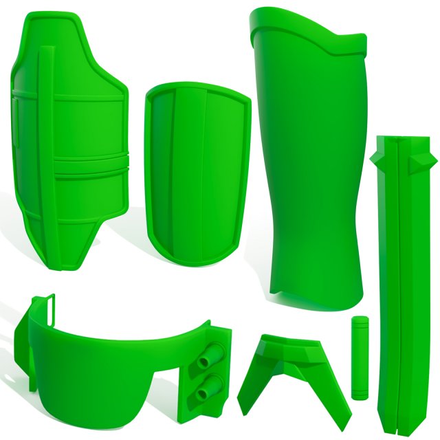Mandalorian Armour Leg KIT 3D Baskı Modeli .c4d .max .obj .3ds .fbx .stl .blend 