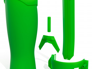 Mandalorian Armour Leg KIT 3D Baskı Modeli