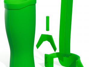 Mandalorian Armour Leg KIT 3D Baskı Modeli